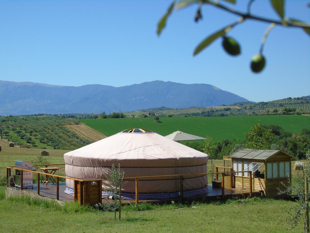 Glamping Abruzzo - The Yurt Catignano Exterior foto