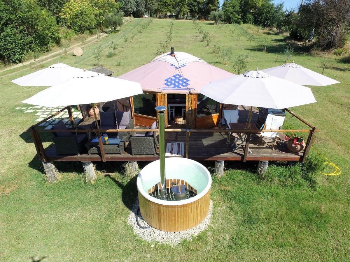 Glamping Abruzzo - The Yurt Catignano Exterior foto